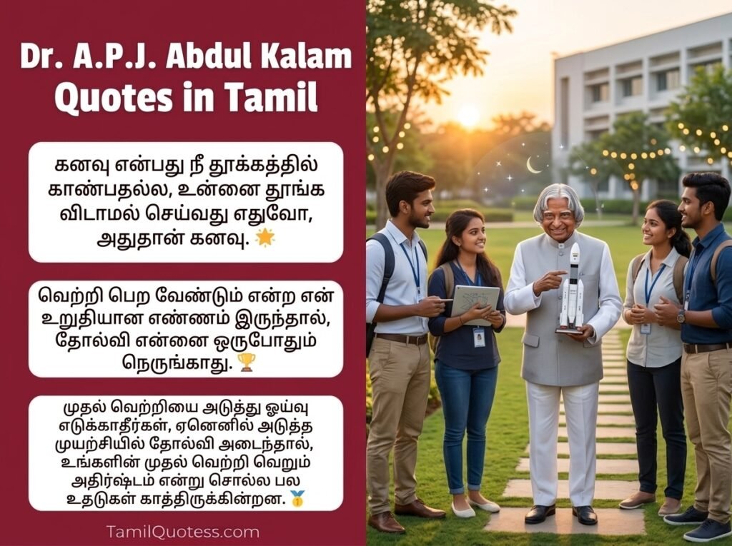 Abdul Kalam Quotes in Tamil