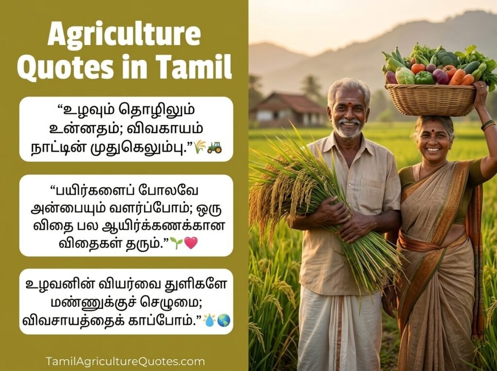 Agriculture Quotes in Tamil