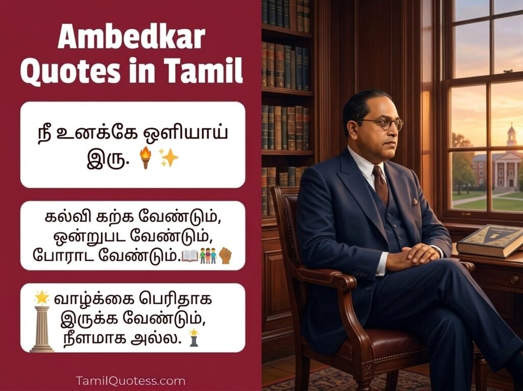 Ambedkar Quotes in Tamil
