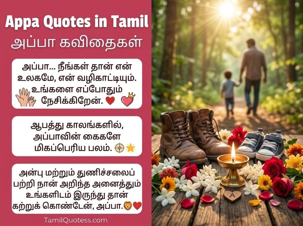 Appa Birthday / Missing Quotes in Tamil