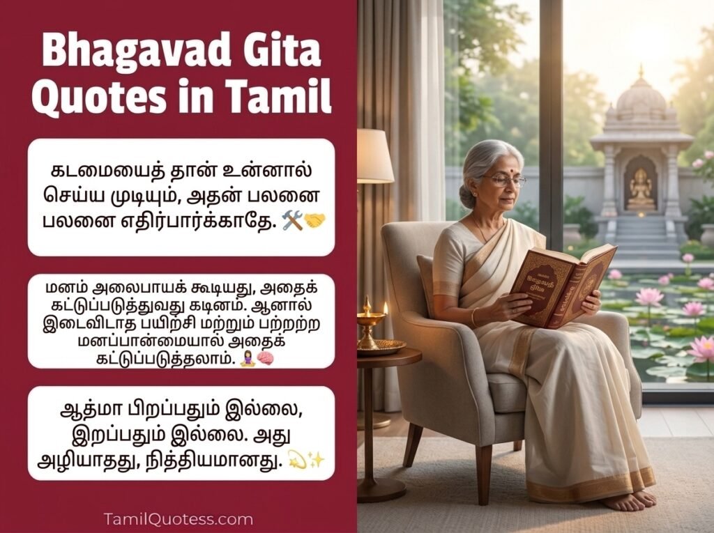 Bhagavad Gita Quotes in Tamil