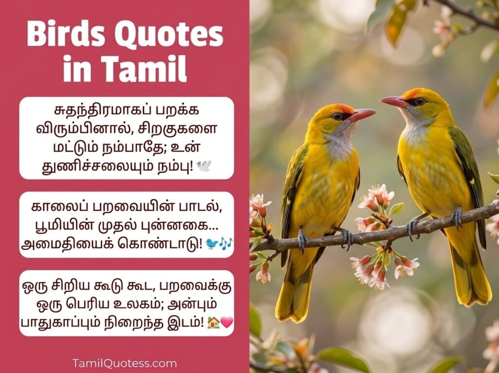 Birds Quotes in Tamil