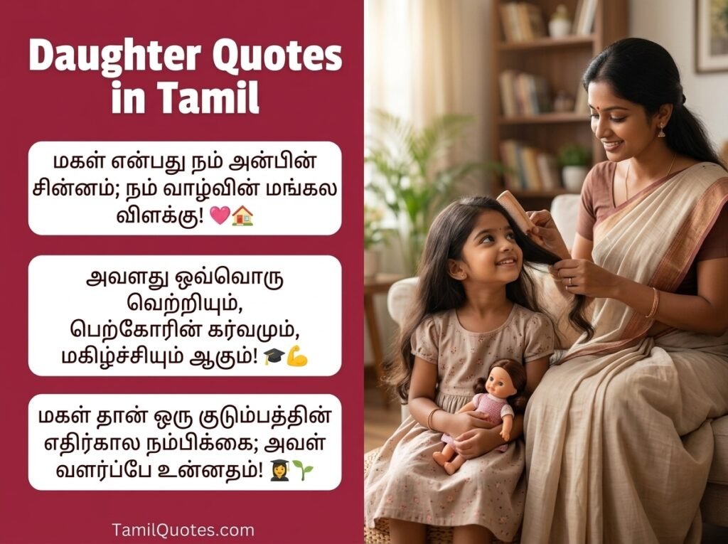 Daughter Quotes in Tamil