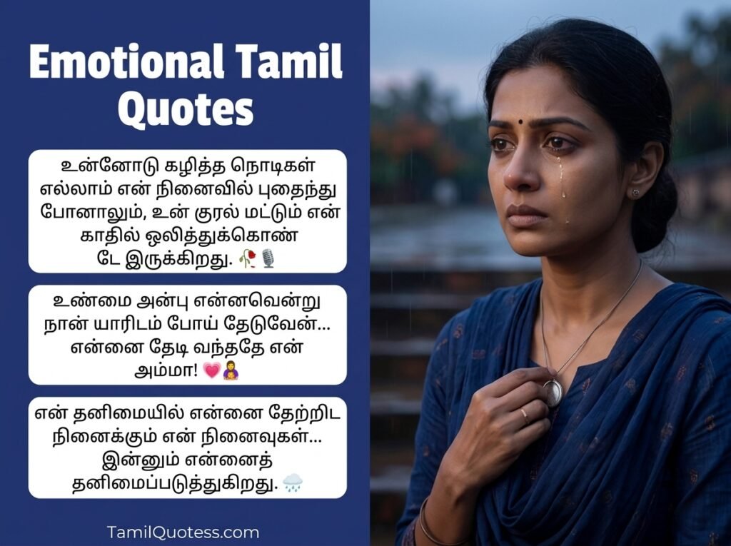 Emotional / Feeling Quotes in Tamil
