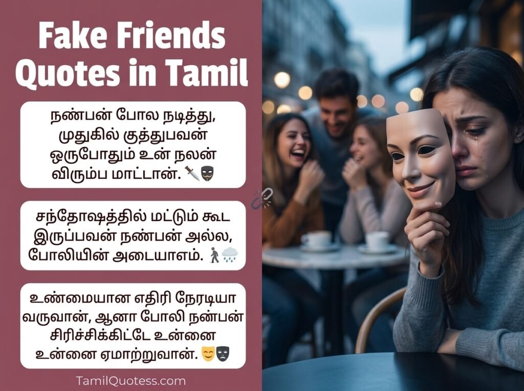 Fake Friends Quotes in Tamil