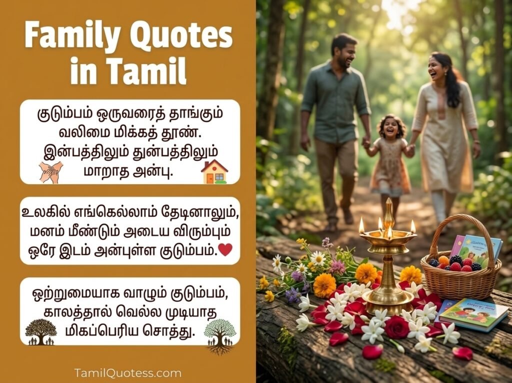 Family Quotes in Tamil