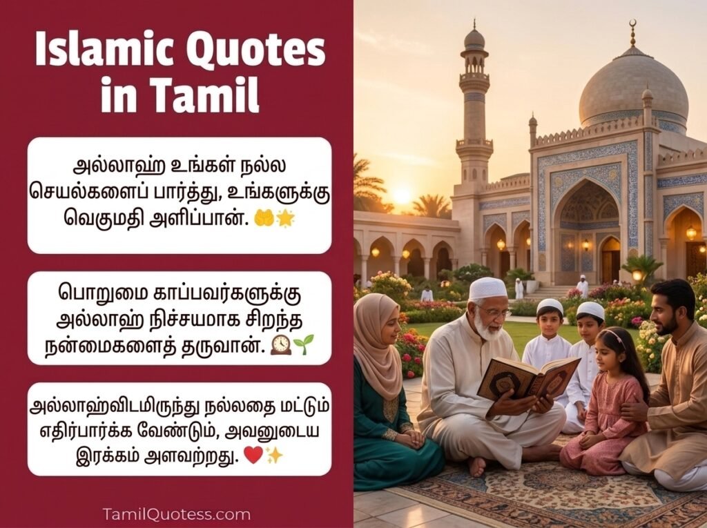 Islamic Quotes in Tamil