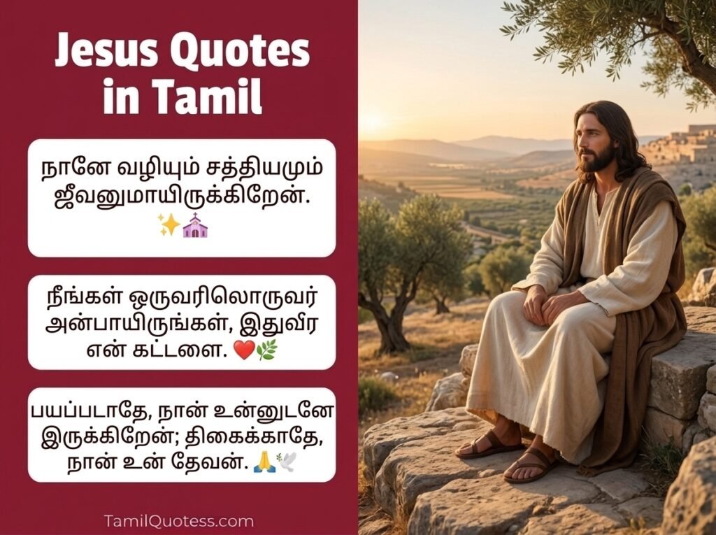 Jesus Quotes in Tamil