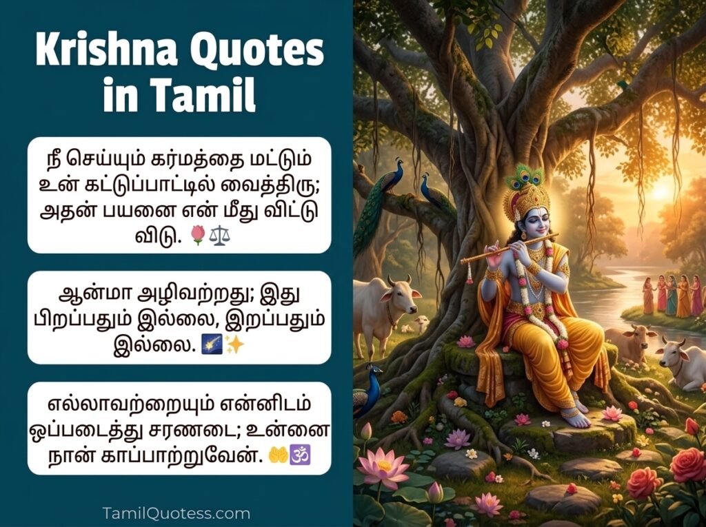 Krishna Quotes in Tamil