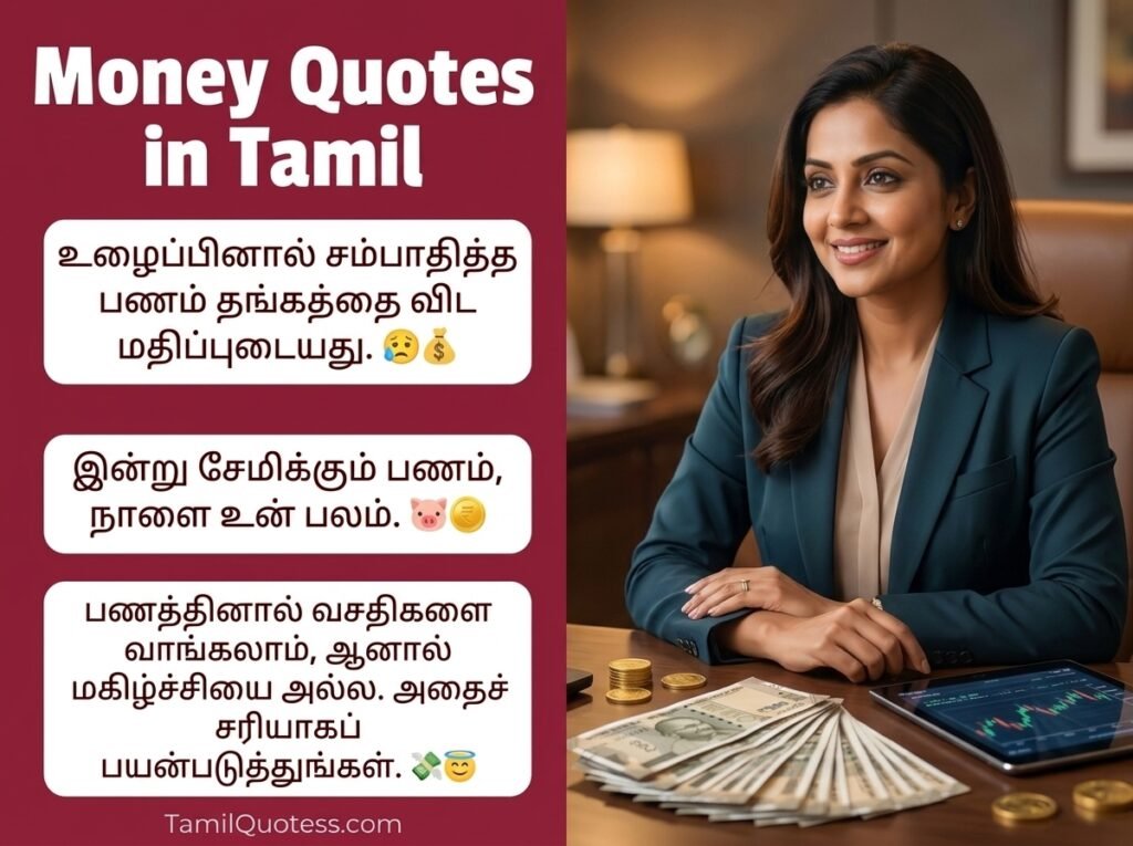 Money Quotes in Tamil