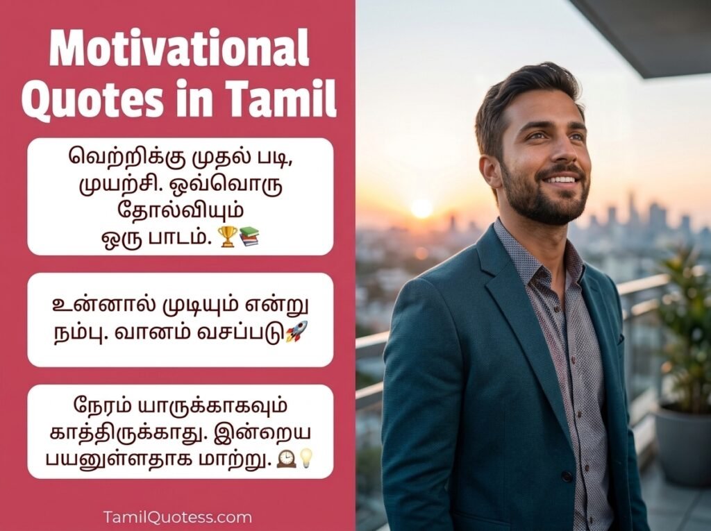 Motivational Quotes in Tamil