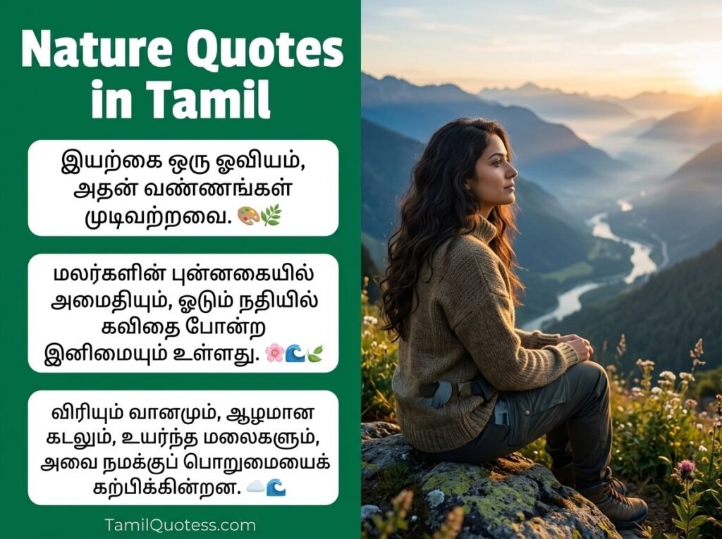 Nature Quotes in Tamil