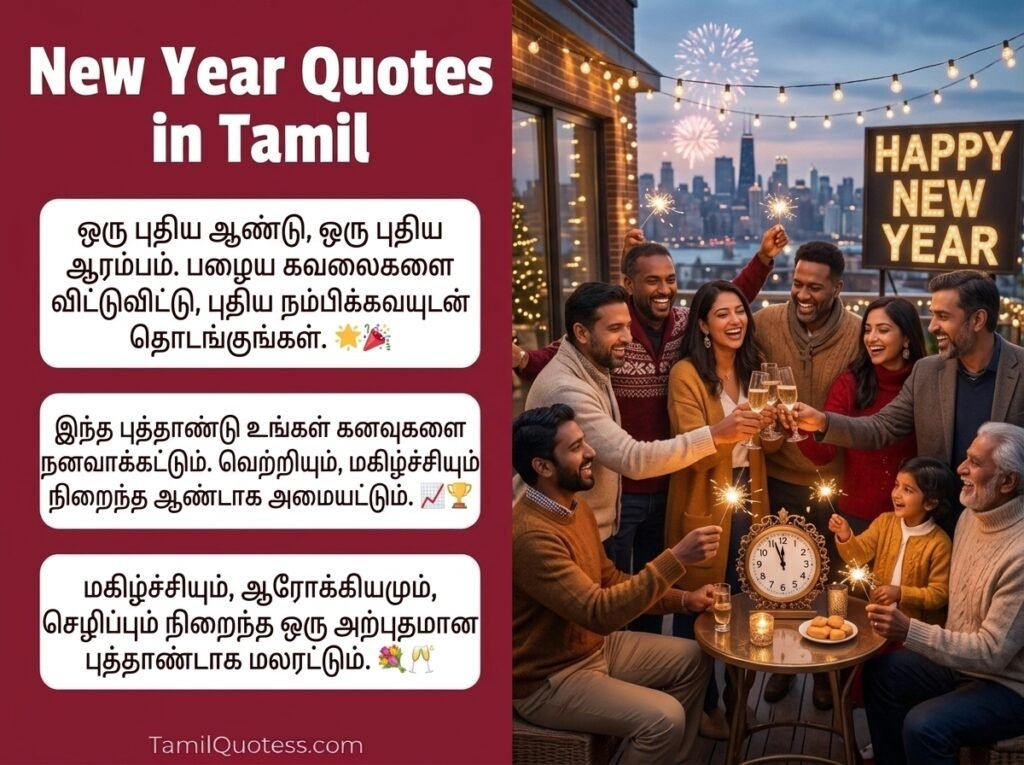 New Year Quotes in Tamil