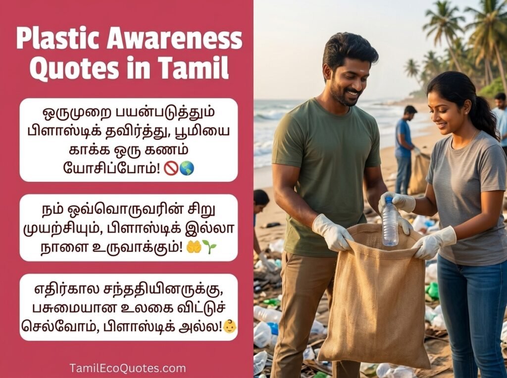 Plastic Awareness Quotes in Tamil