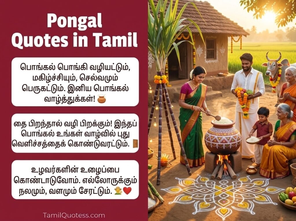 Pongal Quotes in Tamil