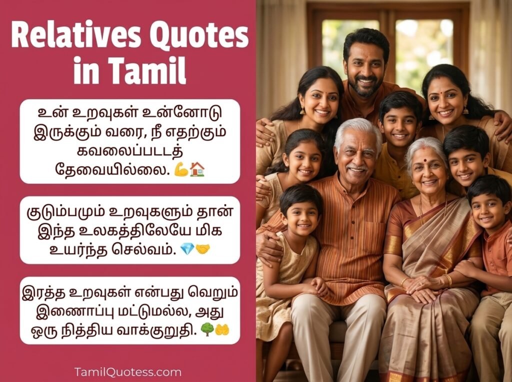 Relatives Quotes in Tamil