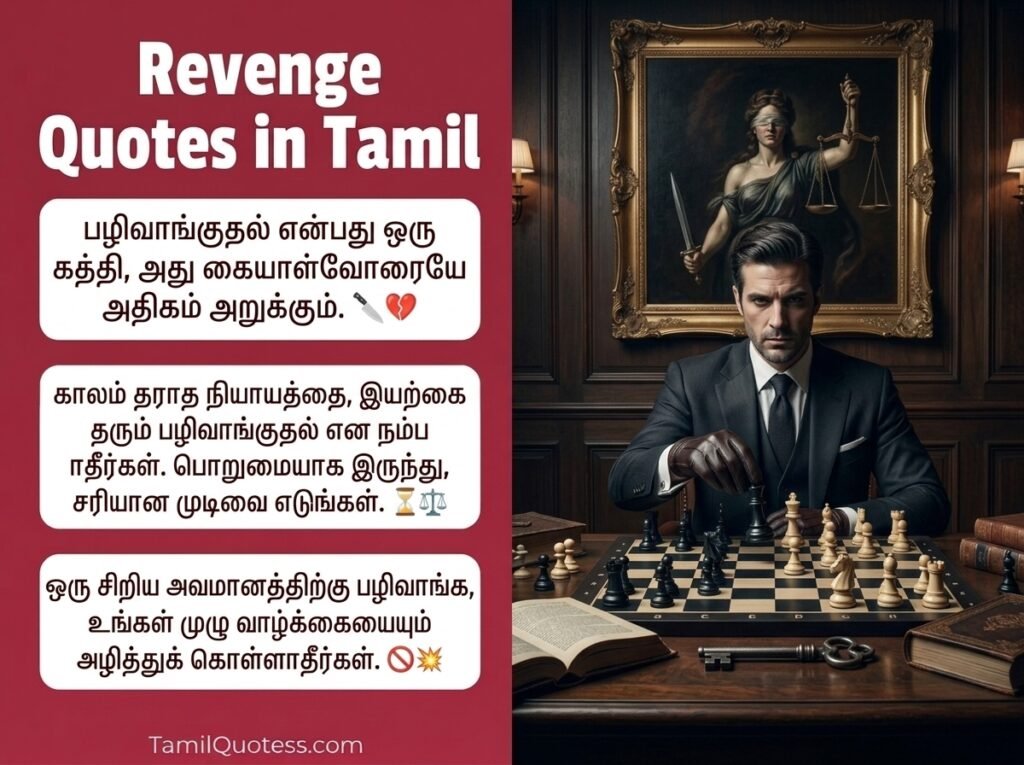 Revenge Quotes in Tamil