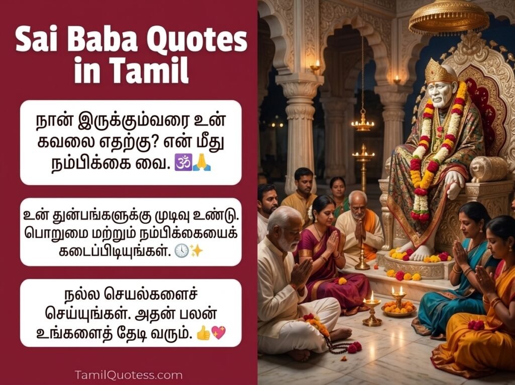 Sai Baba Quotes in Tamil