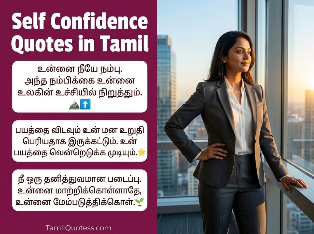 Self Confidence Quotes in Tamil