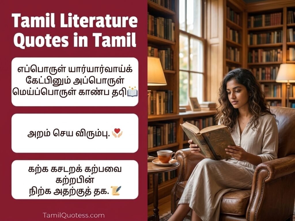 Tamil Literature Quotes