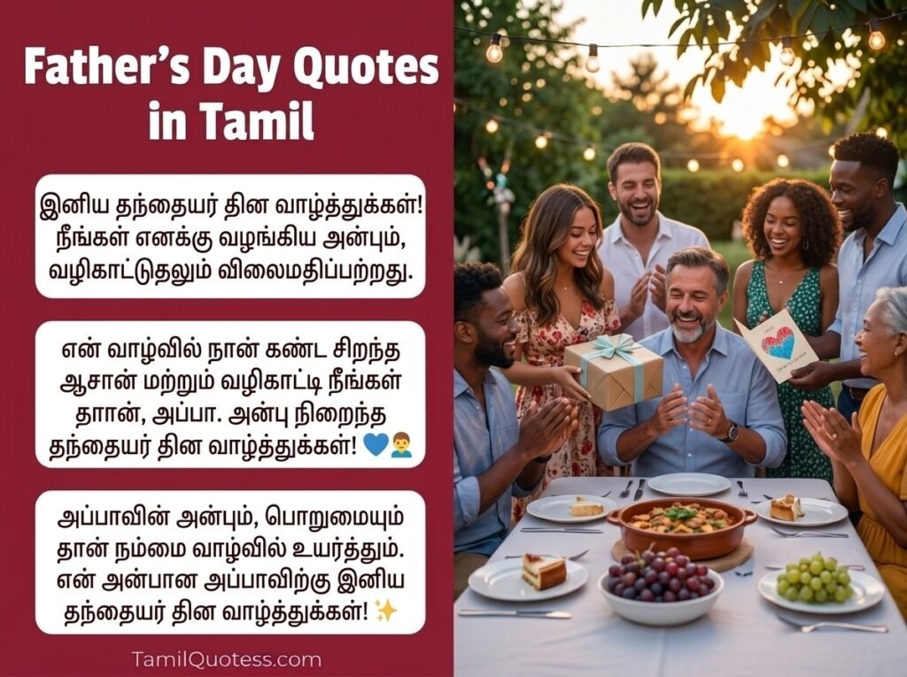 Father's Day Quotes in Tamil