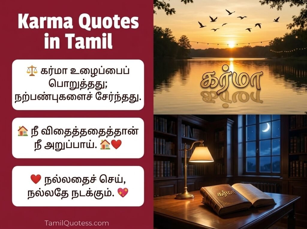 Karma Quotes in Tamil